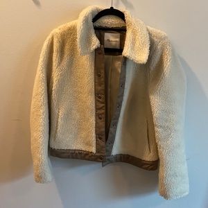 madewell sherpa coat